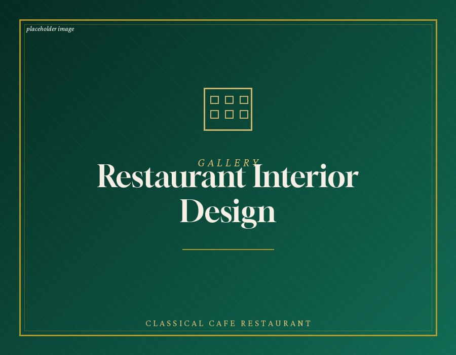 Restaurant interior design