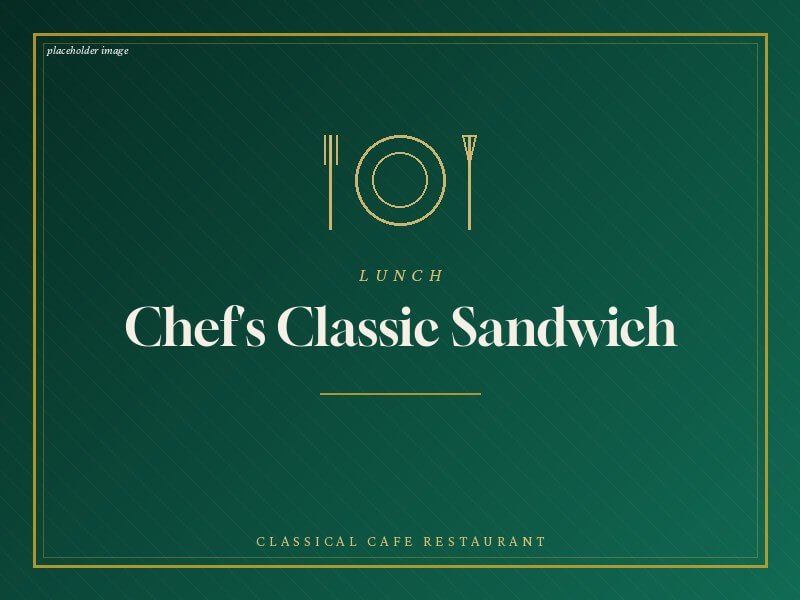 Classic sandwich